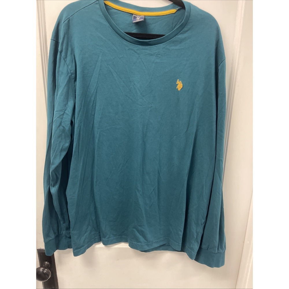 U.S. Polo Assn. Mens size 2XL Long Sleeve TShirt Crew Neck Casual Top